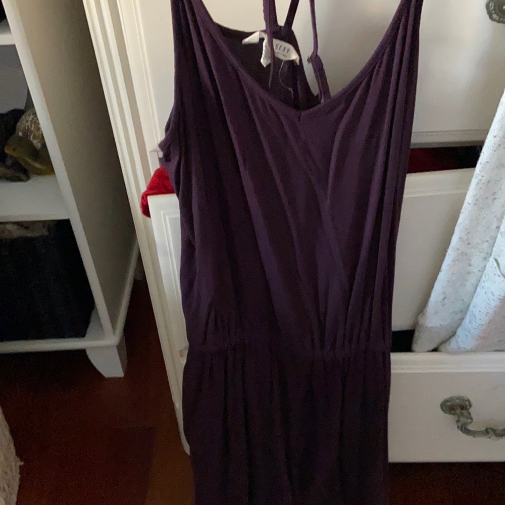 Soft purple romper